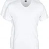 Suitable Basic T-shirts Wit T-Shirt 2Pack V-neck 2 Suitable Basic T-shirts Wit T-Shirt 2Pack V-neck -Aanbiedingen Shirt Vorm Winkel 1737 23