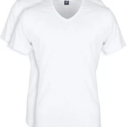 Suitable Basic T-shirts Wit T-Shirt 2Pack V-neck