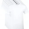 Basic T-shirts Alan Red Aanbieding Derby O-Hals T-shirts Wit (6Pack)