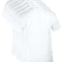 Basic T-shirts Alan Red Aanbieding Derby O-Hals T-shirts Wit (6Pack) -Aanbiedingen Shirt Vorm Winkel 1926 8