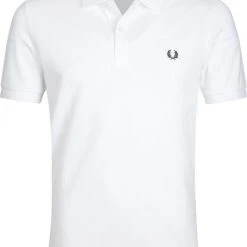 Slim-Fit Polo's Fred Perry Poloshirt Wit 11 Slim-Fit Polo's Fred Perry Poloshirt Wit -Aanbiedingen Shirt Vorm Winkel 24960 6 1