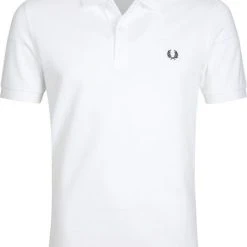 Slim-Fit Polo's Fred Perry Poloshirt Wit