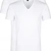 Basic T-shirts Alan Red Dean V-Hals T-Shirt Wit (2Pack) -Aanbiedingen Shirt Vorm Winkel 2706 11