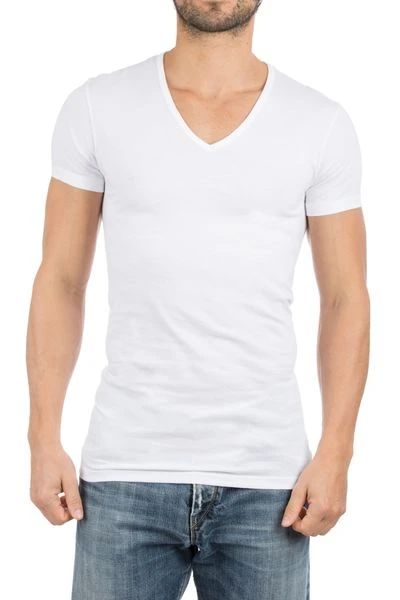 Basic T-shirts Alan Red Dean V-Hals T-Shirt Wit (2Pack) 6 Basic T-shirts Alan Red Dean V-Hals T-Shirt Wit (2Pack) - Afbeelding 4