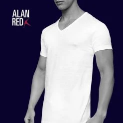 Basic T-shirts Alan Red Dean V-Hals T-Shirt Wit (2Pack) 12 Basic T-shirts Alan Red Dean V-Hals T-Shirt Wit (2Pack) -Aanbiedingen Shirt Vorm Winkel 2706 13