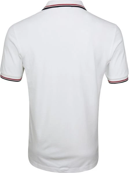 Slim-Fit Polo's Fred Perry Polo Wit 748 6 Slim-Fit Polo's Fred Perry Polo Wit 748 - Afbeelding 4
