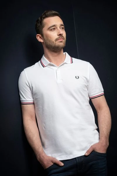 Slim-Fit Polo's Fred Perry Polo Wit 748 7 Slim-Fit Polo's Fred Perry Polo Wit 748 - Afbeelding 5