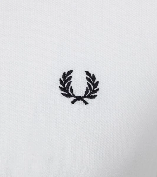 Slim-Fit Polo's Fred Perry Polo Wit 748 4 Slim-Fit Polo's Fred Perry Polo Wit 748 - Afbeelding 2