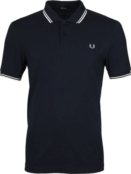 Slim-Fit Polo's Fred Perry Polo Navy White 7 Slim-Fit Polo's Fred Perry Polo Navy White - Afbeelding 5