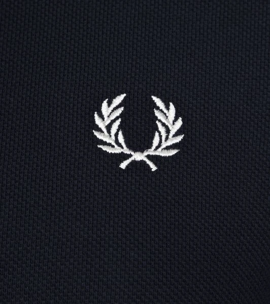 Slim-Fit Polo's Fred Perry Polo Navy White 4 Slim-Fit Polo's Fred Perry Polo Navy White - Afbeelding 2