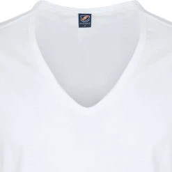 Suitable Basic T-shirts Diepe V Hals 2-Pack Stretch T-Shirt -Aanbiedingen Shirt Vorm Winkel 3703 10