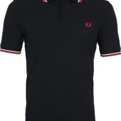 Slim-Fit Polo's Fred Perry Polo Navy White Red