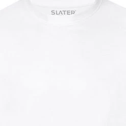 Basic T-shirts Slater 2-pack American T-shirt Wit -Aanbiedingen Shirt Vorm Winkel 57100 4 1