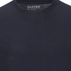 Basic T-shirts Slater 2-pack American T-shirt Navy -Aanbiedingen Shirt Vorm Winkel 57102 2 1