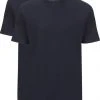 Basic T-shirts Slater 2-pack American T-shirt Navy -Aanbiedingen Shirt Vorm Winkel 57102 3