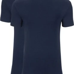 Basic T-shirts Slater 2-pack Stretch T-shirt Navy