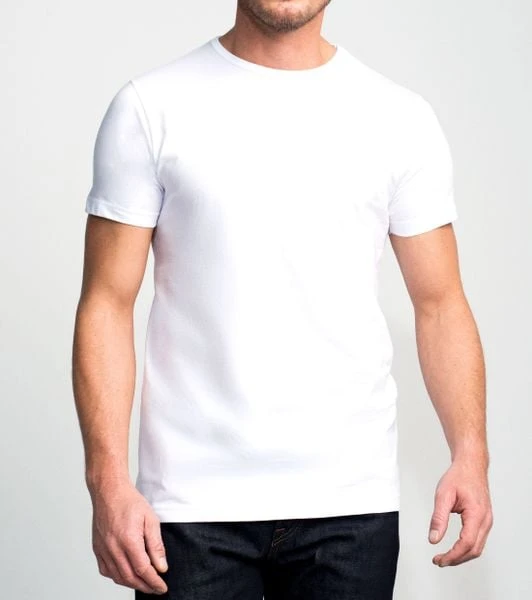 Basic T-shirts Slater 2-pack Basic Fit T-shirt Wit 8 Basic T-shirts Slater 2-pack Basic Fit T-shirt Wit - Afbeelding 6