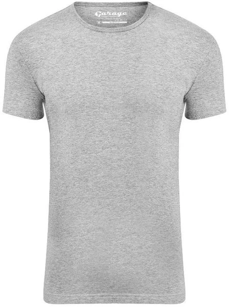 Basic T-shirts Garage Stretch Basic Grijs O-Hals 3 Basic T-shirts Garage Stretch Basic Grijs O-Hals
