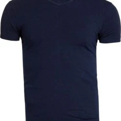 Basic T-shirts Garage Stretch Basic Navy V-Hals