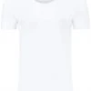 Basic T-shirts Garage Stretch Basic Wit Diepe O-Hals -Aanbiedingen Shirt Vorm Winkel 57713 4