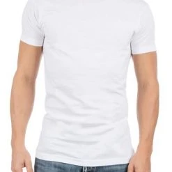 Basic T-shirts Alan Red Derby O-Hals T-Shirt Wit (2Pack) -Aanbiedingen Shirt Vorm Winkel 580 14