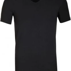 Basic T-shirts Alan Red Bamboo T-shirt Zwart -Aanbiedingen Shirt Vorm Winkel 58870 3 1