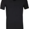 Basic T-shirts Alan Red Bamboo T-shirt Zwart