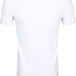 Basic T-shirts Alan Red Bamboo T-shirt V-Hals Wit -Aanbiedingen Shirt Vorm Winkel 59042 10