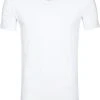Basic T-shirts Alan Red Bamboo T-shirt V-Hals Wit -Aanbiedingen Shirt Vorm Winkel 59042 5