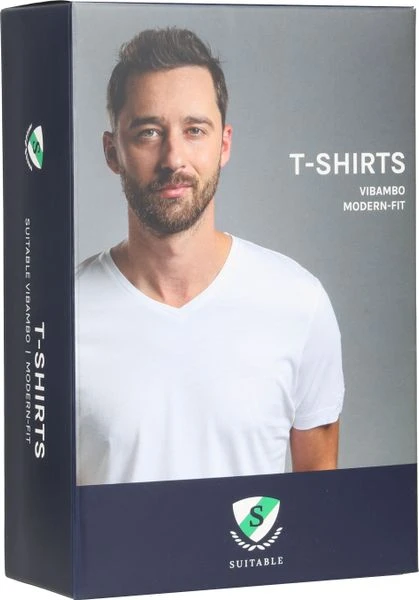 Suitable Basic T-shirts V Hals 6-Pack Bamboe T-Shirt 8 Suitable Basic T-shirts V Hals 6-Pack Bamboe T-Shirt - Afbeelding 6