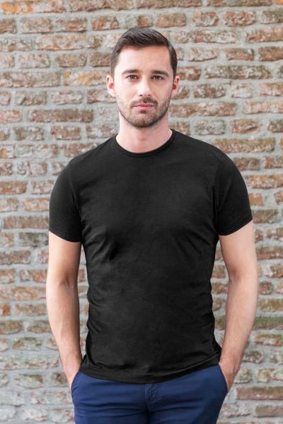 Basic T-shirts Suitable T-shirt 2-Pack O-Neck Zwart 4 Basic T-shirts Suitable T-shirt 2-Pack O-Neck Zwart - Afbeelding 2