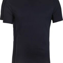 Basic T-shirts Suitable T-shirt 2-Pack O-Neck Navy
