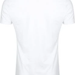 Basic T-shirts Suitable T-shirt Stretch 2-Pack O-Hals Wit -Aanbiedingen Shirt Vorm Winkel 59445 3