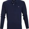 Poloshirts Met Lange Mouwen Gant Polo Longsleeve Navy 433 -Aanbiedingen Shirt Vorm Winkel 60016 1