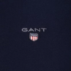 Poloshirts Met Lange Mouwen Gant Polo Longsleeve Navy 433 -Aanbiedingen Shirt Vorm Winkel 60016 2 1