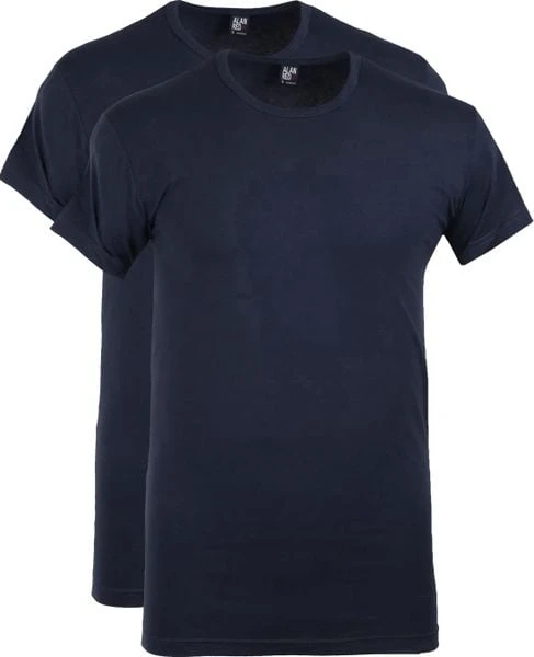 Basic T-shirts Alan Red Ottawa T-shirt Stretch Navy (2Pack) 7 Basic T-shirts Alan Red Ottawa T-shirt Stretch Navy (2Pack) - Afbeelding 5