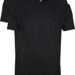 Basic T-shirts Alan Red T-Shirt Virginia Zwart (2 Pack) -Aanbiedingen Shirt Vorm Winkel 61089 4 1