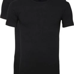 Basic T-shirts Alan Red Ottawa T-shirt Stretch Zwart (2Pack) 11 Basic T-shirts Alan Red Ottawa T-shirt Stretch Zwart (2Pack) -Aanbiedingen Shirt Vorm Winkel 61465 1 1