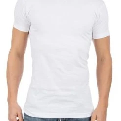 Basic T-shirts Alan Red Vermont T-shirts V-Hals Navy (2Pack) -Aanbiedingen Shirt Vorm Winkel 61977 6