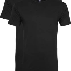 Basic T-shirts Alan Red Derby Extra Lang T-Shirt Zwart (2-Pack)