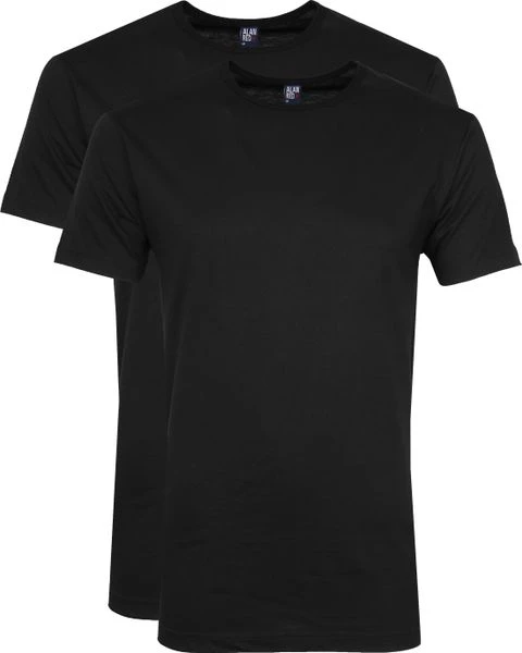 Basic T-shirts Alan Red Derby O-Hals T-Shirt Black (2Pack) 3 Basic T-shirts Alan Red Derby O-Hals T-Shirt Black (2Pack)