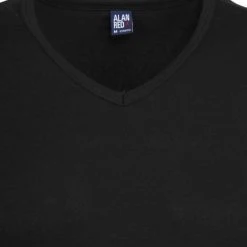 Basic T-shirts Alan Red Oklahoma T-Shirt Stretch Zwart (2-Pack) -Aanbiedingen Shirt Vorm Winkel 63310 3