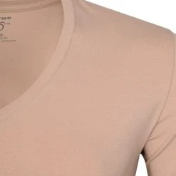 Basic T-shirts OLYMP T-Shirt V-Hals Nude -Aanbiedingen Shirt Vorm Winkel 64388 2 1