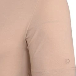 Basic T-shirts OLYMP T-Shirt V-Hals Nude -Aanbiedingen Shirt Vorm Winkel 64388 3