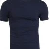 Basic T-shirts Garage Stretch Basic Navy O-Hals -Aanbiedingen Shirt Vorm Winkel 64850 2
