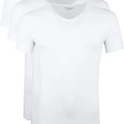 Basic T-shirts Tommy Hilfiger T-shirts Wit (3Pack)