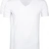 Basic T-shirts Levi's T-Shirt V-Hals Wit 2-Pack -Aanbiedingen Shirt Vorm Winkel 65284 1