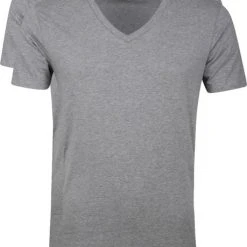 Basic T-shirts Levi's T-Shirt V-Hals Grijs 2-Pack -Aanbiedingen Shirt Vorm Winkel 65285 1 1
