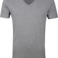 Basic T-shirts Levi's T-Shirt V-Hals Grijs 2-Pack -Aanbiedingen Shirt Vorm Winkel 65285 2 1