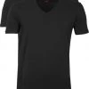 Basic T-shirts Levi's T-Shirt V-Hals Zwart 2-Pack